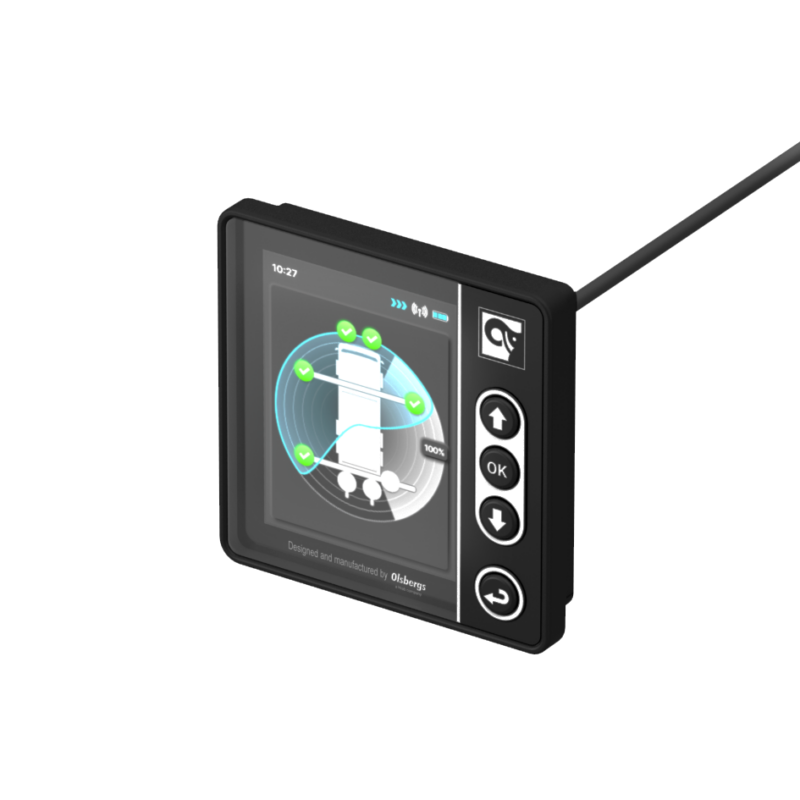 External 3,5" TFT Colour display